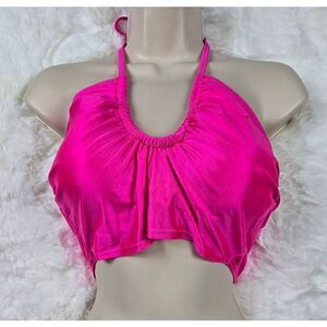 Wild Fable Pink Halter Bikini Top  Medium